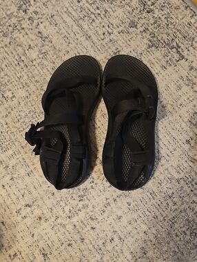 Chaco Z/1 Women sandals featuring black straps and a signature rugged footbed